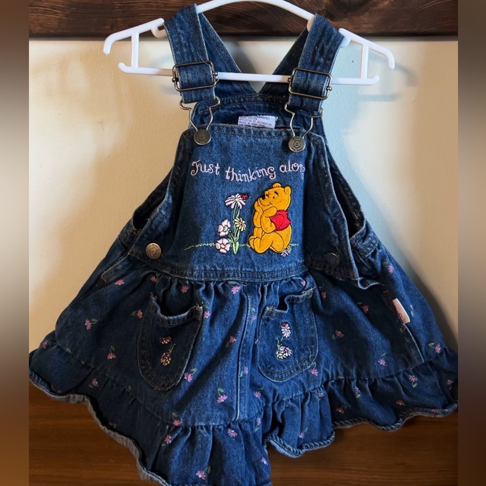 Vintage Winnie The Pooh overall dress